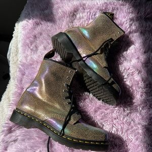 1460 dr martens rainbow boot size 10
